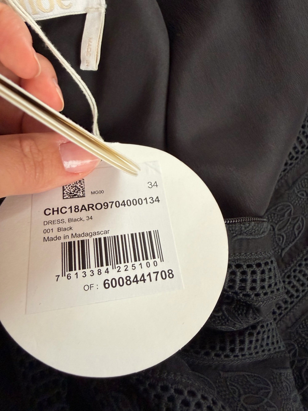 Chloé Embroidered Shift Dress - Picture 8 of 10